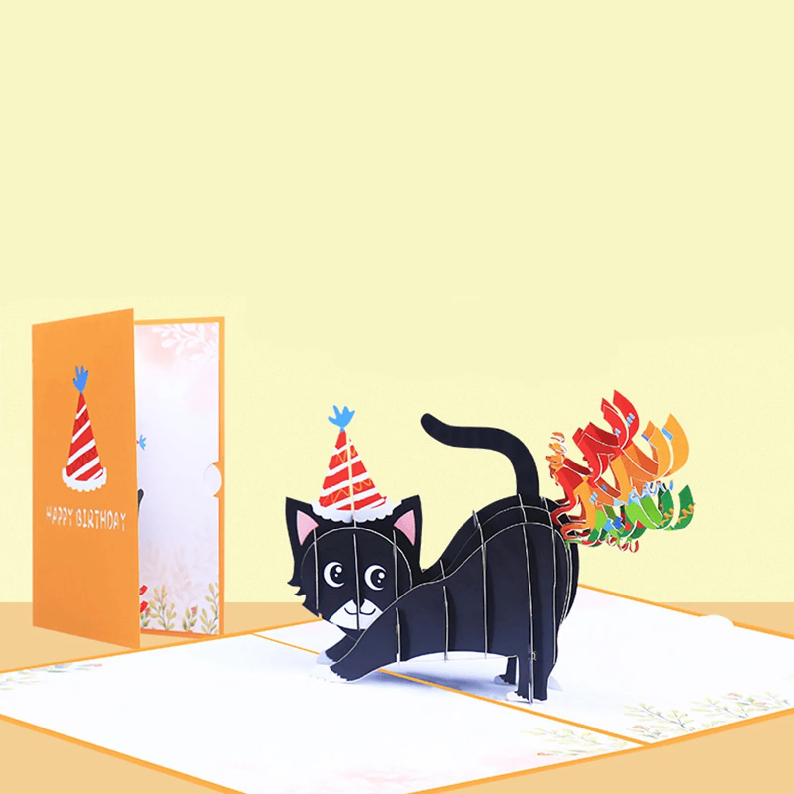 3D Pop Up Black Cat Birthday Card With Envelope 5x7Inch Animal Greeting Cards Mothers Day Anniversary For Wife Women Mom
3D Pop Up Black Cat Birthday Card With Envelope 5x7Inch Animal Greeting Cards Mothers Day Anniversary For Wife Women Mom