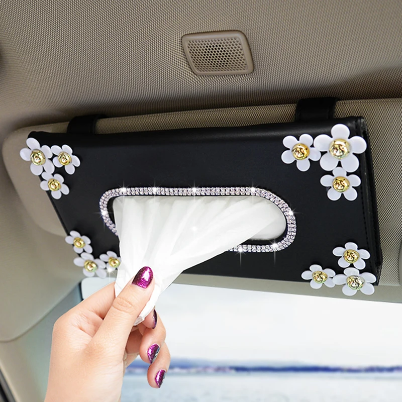 1 Pcs Car Crystal Paper Box with Chrysanthemum Crystal Tissue Box Cae Interior Decoration Accessories for Sun Visor Type
1 Pcs Car Crystal Paper Box with Chrysanthemum Crystal Tissue Box Cae Interior Decoration Accessories for Sun Visor Type