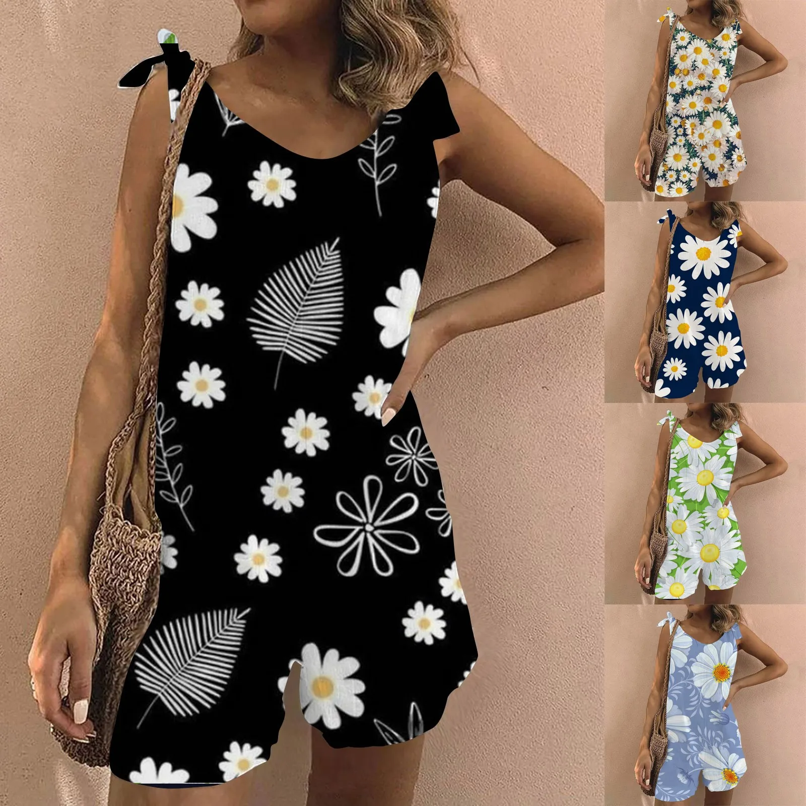Summer Women Sleeveless Overalls Elegant Jumpsuits Romper Casual Vintage Ladies Short Pants Cotton and linen Wide Leg Pants
Summer Women Sleeveless Overalls Elegant Jumpsuits Romper Casual Vintage Ladies Short Pants Cotton and linen Wide Leg Pants