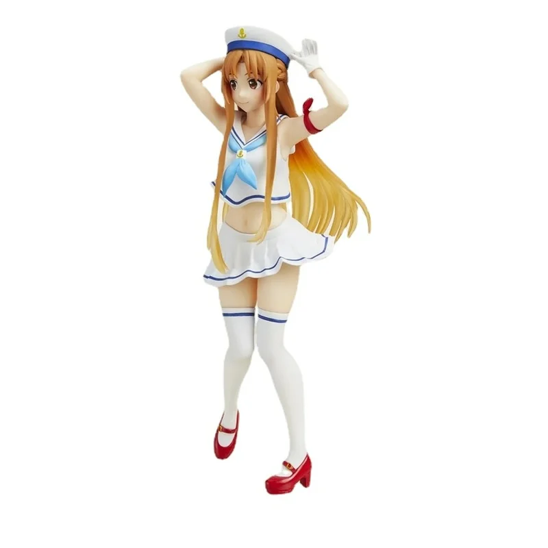 Taito Sword Art Online Yuuki Asuna sailor navy suit sailor suit action figure model children's gift anime
Taito Sword Art Online Yuuki Asuna sailor navy suit sailor suit action figure model children's gift anime
