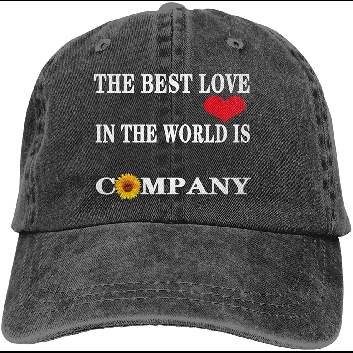 The Best Love In The World Is Company Sports Denim Cap Adjustable Unisex Plain Baseball Cowboy Snapback Hat Sombrero De Mujer
The Best Love In The World Is Company Sports Denim Cap Adjustable Unisex Plain Baseball Cowboy Snapback Hat Sombrero De Mujer