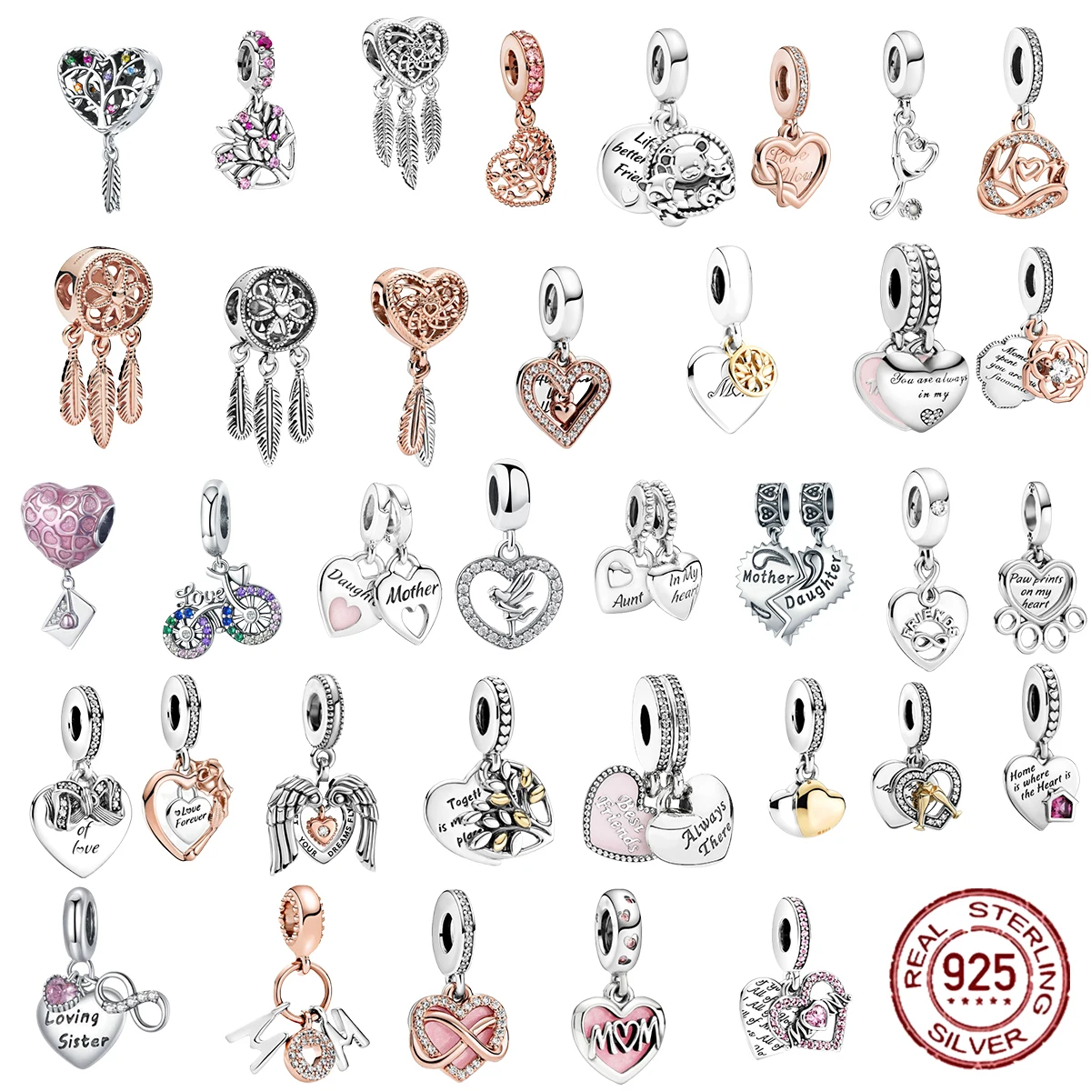 2022 New 925 Sterling Silver Heart Mum Dangle Dream catcher Charm Fit Pandora 925 Original Bracelet DIY Jewelry For Women
2022 New 925 Sterling Silver Heart Mum Dangle Dream catcher Charm Fit Pandora 925 Original Bracelet DIY Jewelry For Women