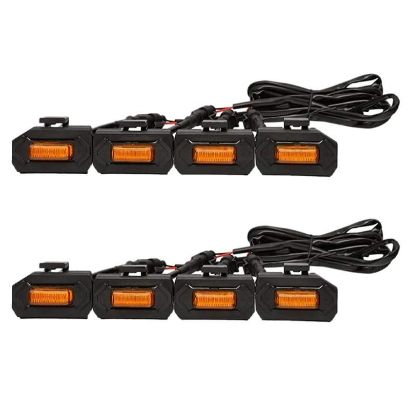 8PCS LED Front Grill Lights For Toyota Tacoma Raptor TRD Off Road Sport 2020 2021 External Grille Lamps, Amber Light
8PCS LED Front Grill Lights For Toyota Tacoma Raptor TRD Off Road Sport 2020 2021 External Grille Lamps, Amber Light