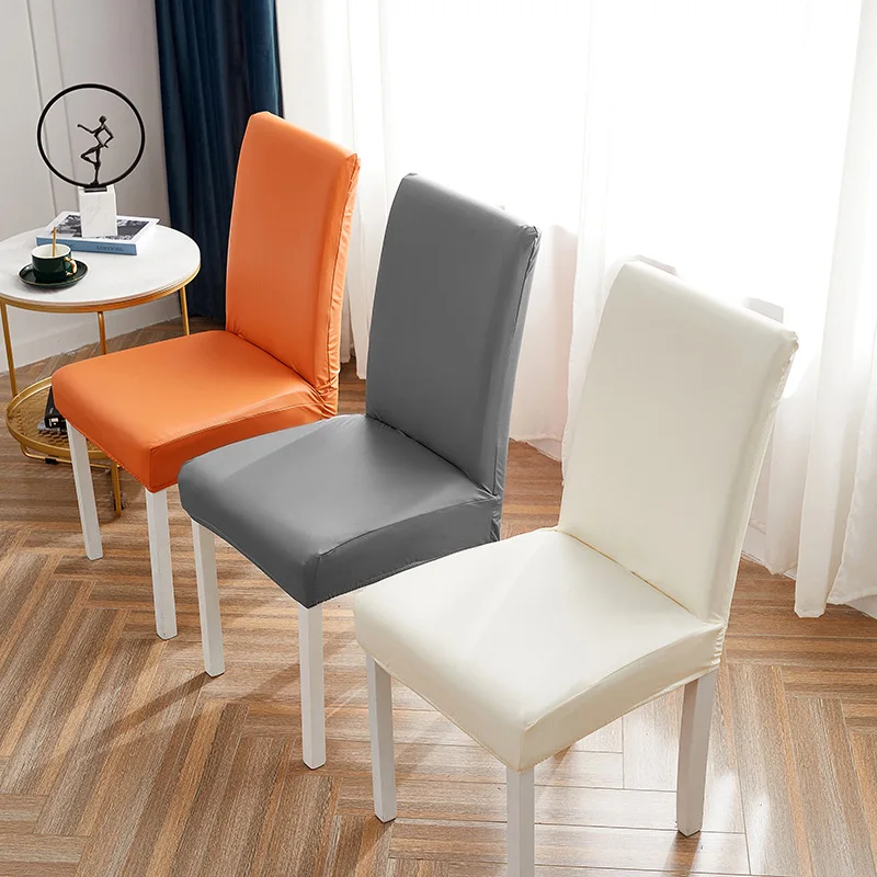 Chair Cover Solid Color Simple Elastic Leather Seat Package Dining Chair Office Waterproof Oil proof Dust-proof Chair Cover 6pcs
Chair Cover Solid Color Simple Elastic Leather Seat Package Dining Chair Office Waterproof Oil proof Dust-proof Chair Cover 6pcs
