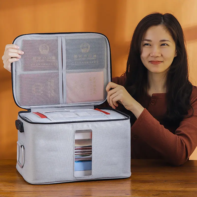 Heightened and thickened Folders for documents Multifunctional storage boxes Locked Handbag Privacy Storage box
Heightened and thickened Folders for documents Multifunctional storage boxes Locked Handbag Privacy Storage box