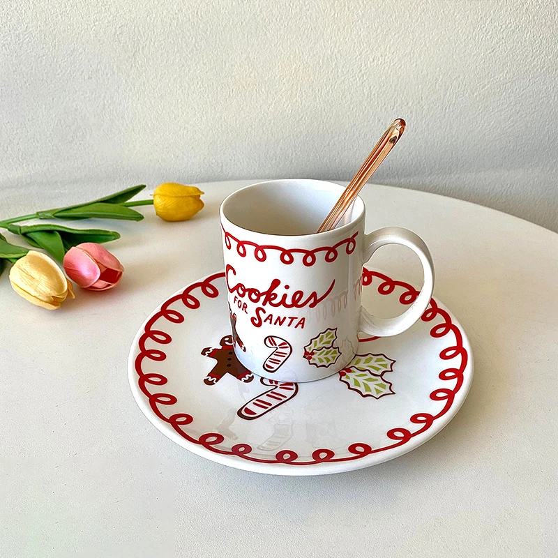 Kawaii Christmas Mugs With Plate Cute Coffee Cups Creative Ceramic Tea Milk Breakfast Water Cup New Year Gift For Couples Mom
Kawaii Christmas Mugs With Plate Cute Coffee Cups Creative Ceramic Tea Milk Breakfast Water Cup New Year Gift For Couples Mom