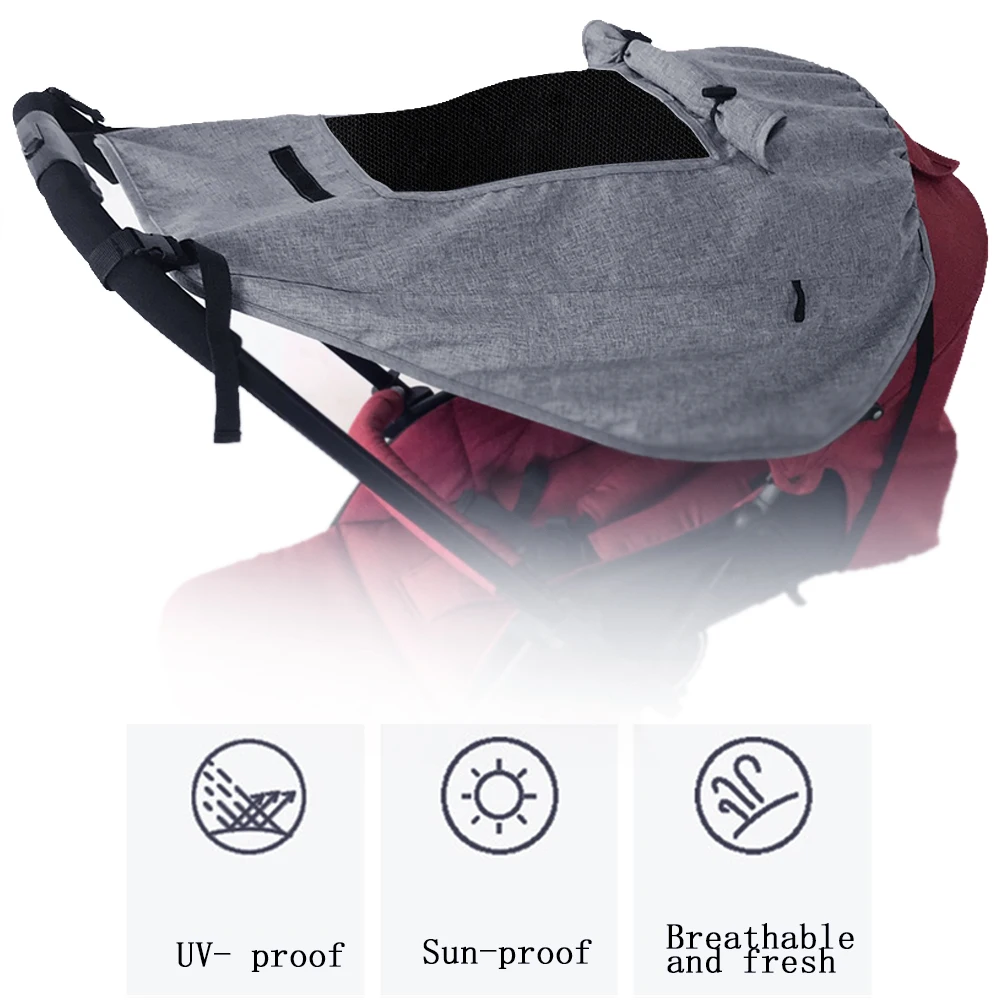 Portable Stroller Sunshade Shield Cover Awing Sun Protector with Breathable Window for Pushchair Pram Sun Hood Accessories
Portable Stroller Sunshade Shield Cover Awing Sun Protector with Breathable Window for Pushchair Pram Sun Hood Accessories