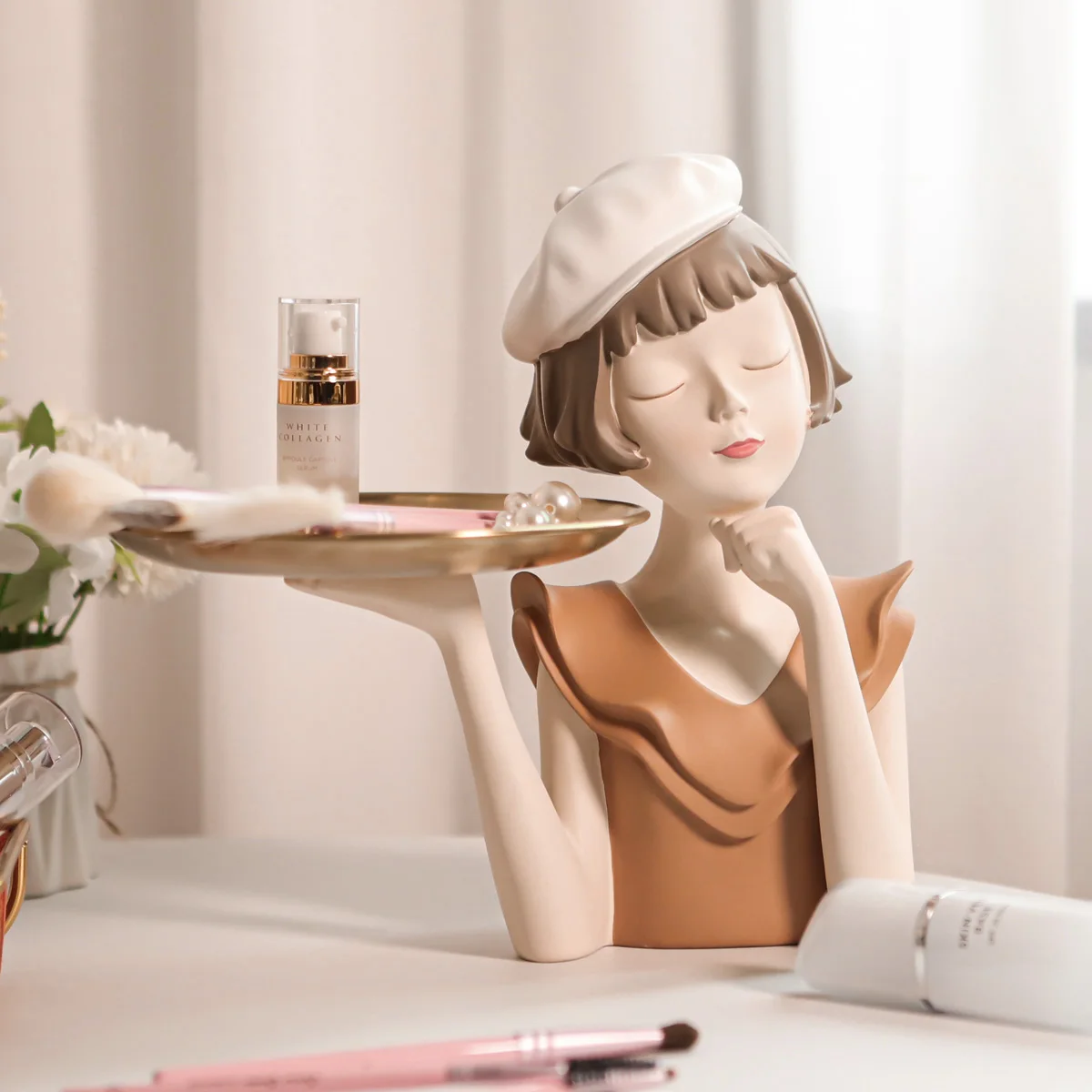 Modern Balloon Girl Sculptures Resin Figurines Bust Vase Gold Tray Storage For Cabinet Living Room Decor Birthday Gifts
Modern Balloon Girl Sculptures Resin Figurines Bust Vase Gold Tray Storage For Cabinet Living Room Decor Birthday Gifts