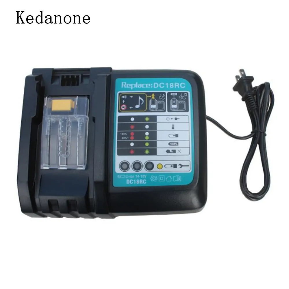 Cargador de batería de iones de litio para Makita 18V 14,4 V BL1860, BL1850, BL1840, BL1830, BL1820, BL1415, BL1440 DC18RC 3A
Cargador de batería de iones de litio para Makita 18V 14,4 V BL1860, BL1850, BL1840, BL1830, BL1820, BL1415, BL1440 DC18RC 3A