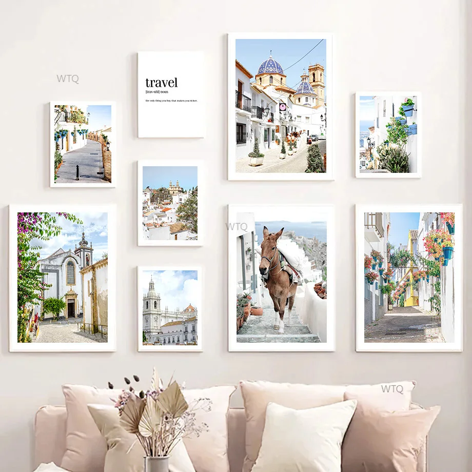 Spain Selivia Street Building Horse Retro Wall Art Canvas Painting Nordic Posters And Prints Wall Pictures For Living Room Decor
Spain Selivia Street Building Horse Retro Wall Art Canvas Painting Nordic Posters And Prints Wall Pictures For Living Room Decor
