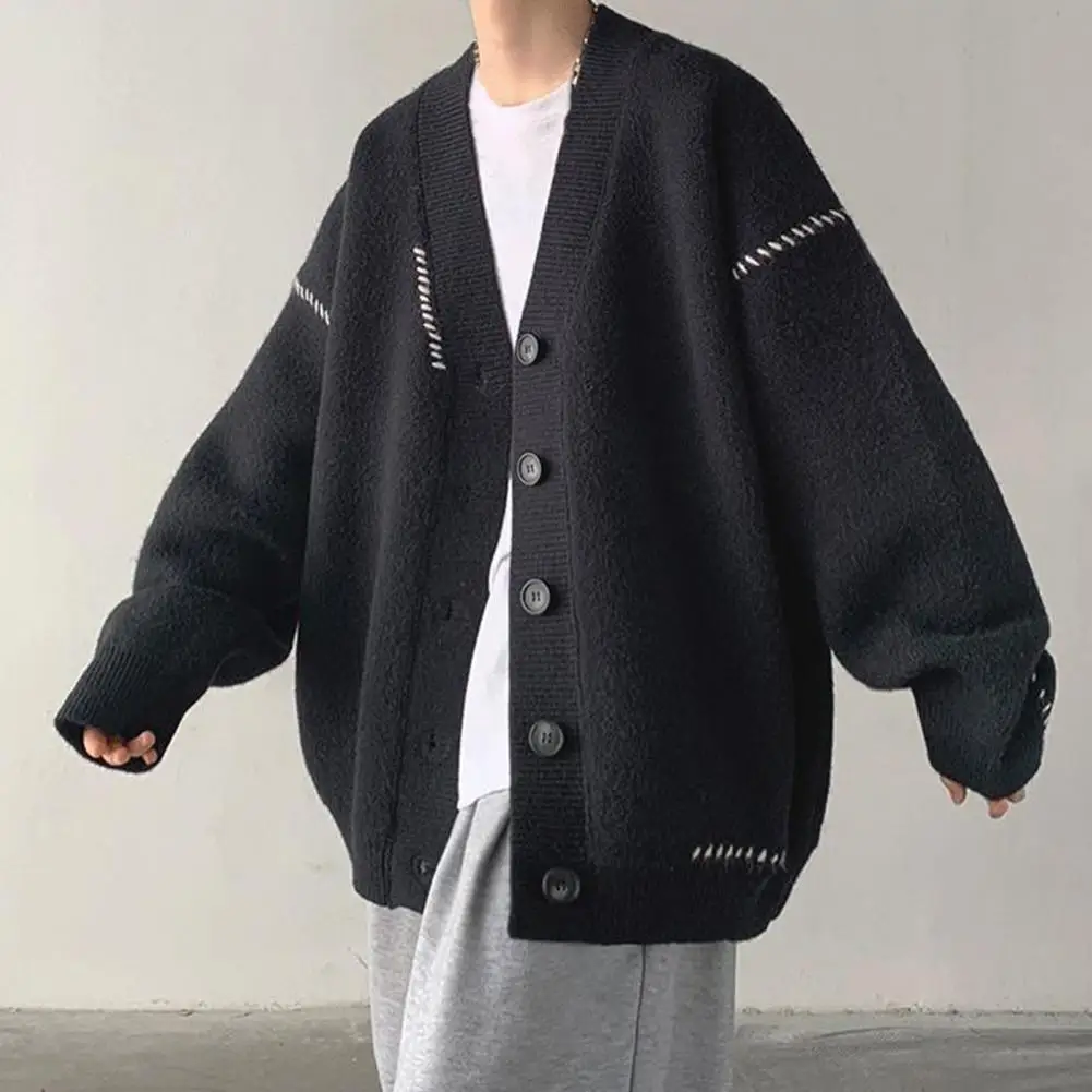 Color Coat Autumn Coat Solid Stylish Knitwear Men Men Coat Thermal Loose Oversized Men Sweater
Color Coat Autumn Coat Solid Stylish Knitwear Men Men Coat Thermal Loose Oversized Men Sweater