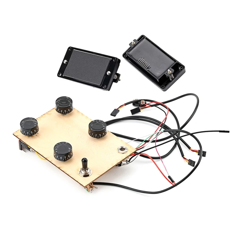 U2JB Double-Coil Pickup Bridge & Neck Pickup Set Electric Guitar Humbuckers Active Pickups with 25k Potentiometer Accessories
U2JB Double-Coil Pickup Bridge & Neck Pickup Set Electric Guitar Humbuckers Active Pickups with 25k Potentiometer Accessories