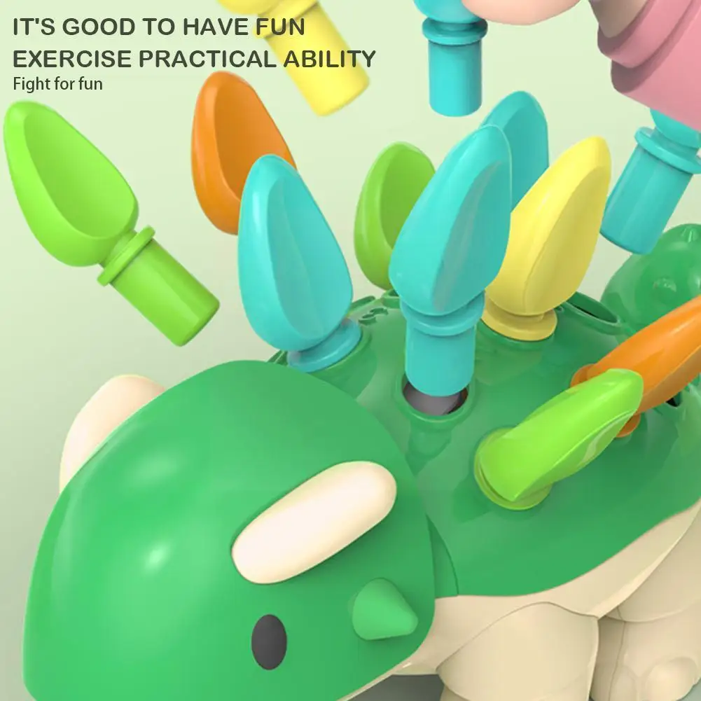Dinosaur Matching Sorter Toy For Kids Motor Hand-eye Coordination Fight Inserted Early Learning Educational Baby Montessori E4s3
Dinosaur Matching Sorter Toy For Kids Motor Hand-eye Coordination Fight Inserted Early Learning Educational Baby Montessori E4s3