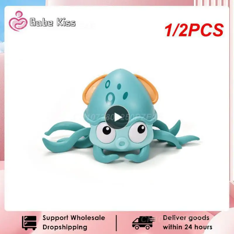 

1/2PCS Kids Induction Escape Crawling Crab Octopus Toy Baby Electronic Pets Musical Toys Educational Toddler Moving Toy