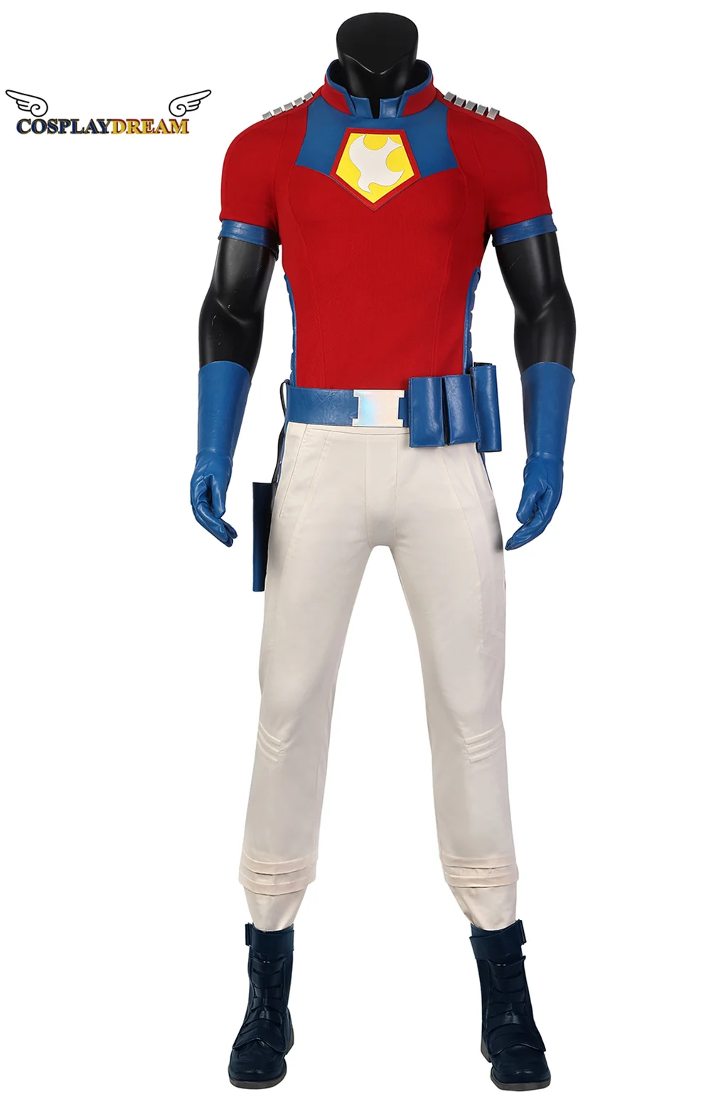 Halloween Superhero Peacemaker Cosplay Costume Fancy Adult Men Suit Captain Christopher Smith Hero Outfit With Helmet Boots
Halloween Superhero Peacemaker Cosplay Costume Fancy Adult Men Suit Captain Christopher Smith Hero Outfit With Helmet Boots