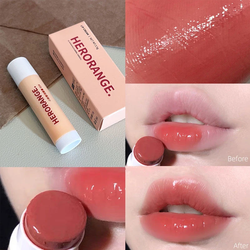 

Colored Lasting Moisturizing Lip Balm Set Makeup Jelly Nude Whitening Lip Tint Primer Colorless Lips Care Mask Lipstick Cosmetic