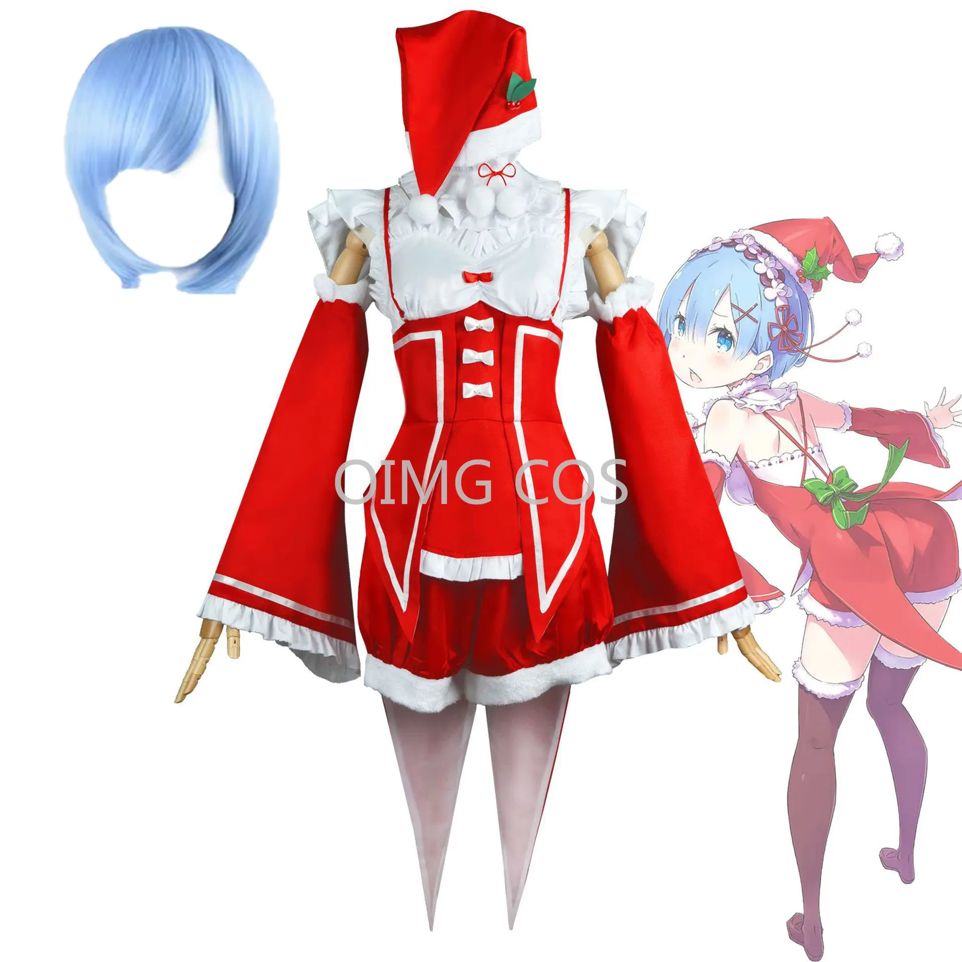 Ram/Rem Cosplay Re:zero Kara Hajimeru Isekai Seikatsu Costumes Dress Headdress Christmas Party Suit Anime Christmas Costume
Ram/Rem Cosplay Re:zero Kara Hajimeru Isekai Seikatsu Costumes Dress Headdress Christmas Party Suit Anime Christmas Costume