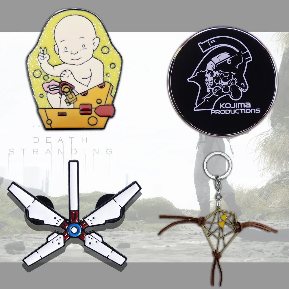 Brooches Death Stranding Keyring Sam PC Game Steam Enamel Pin Collar Badge Neck Pendants Beads Necklace Chain Keychains Llavero
Brooches Death Stranding Keyring Sam PC Game Steam Enamel Pin Collar Badge Neck Pendants Beads Necklace Chain Keychains Llavero