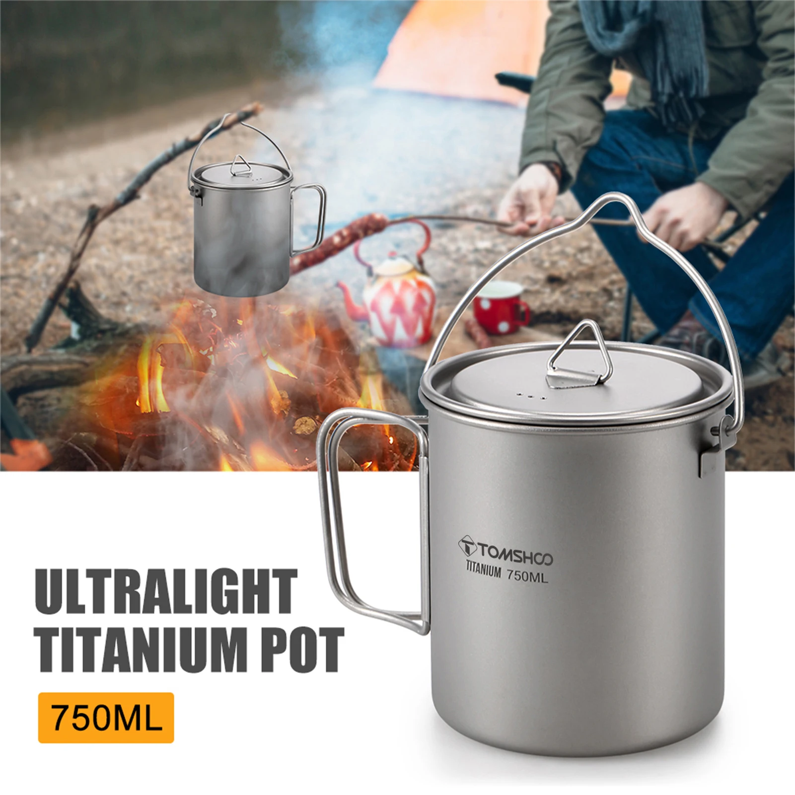 TOMSHOO Кемпинг титановый 3 шт. набор легкий 750 мл горшок 350 мл чашка для воды кружка с крышкой Складная ручка
TOMSHOO Кемпинг титановый 3 шт. набор легкий 750 мл горшок 350 мл чашка для воды кружка с крышкой Складная ручка