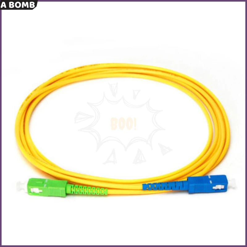 FTTH SC APC-SC UPC Simplex Single Mode LSZH 1M/2M3M Optical Fiber Patch Cord Cable 3.0mm Fiber Optic Jumper Free Shipping
FTTH SC APC-SC UPC Simplex Single Mode LSZH 1M/2M3M Optical Fiber Patch Cord Cable 3.0mm Fiber Optic Jumper Free Shipping