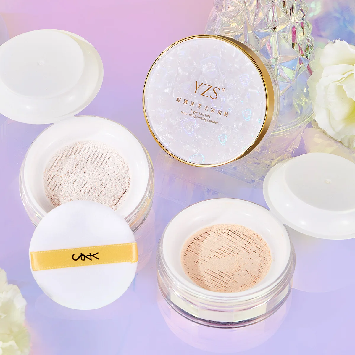 Clear Loose Powder Makeup Oil-Control Matte Loose Powder Professiona Ventilate Concealer Fixed Makeup Powder Makeup Supplies
Clear Loose Powder Makeup Oil-Control Matte Loose Powder Professiona Ventilate Concealer Fixed Makeup Powder Makeup Supplies