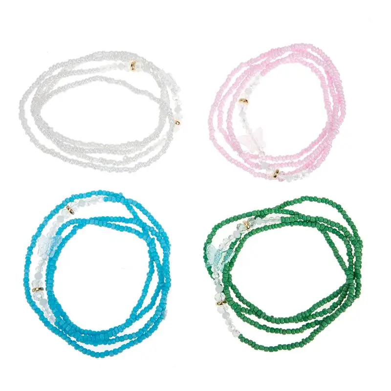 4pcs Bohemia Colorful Beads Waist Bracelet Chain Multi-layer Body Chain Bikini Chain Belly body Chain for Women Beach Jewelry
4pcs Bohemia Colorful Beads Waist Bracelet Chain Multi-layer Body Chain Bikini Chain Belly body Chain for Women Beach Jewelry