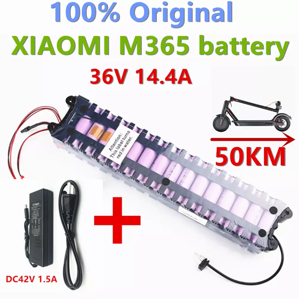 brand new 36V 14.4Ah Battery for Xiaomi M365/Pro/1S Special Battery Pack 36V Battery Riding 50km BMS+Charger Scooter Accessories
brand new 36V 14.4Ah Battery for Xiaomi M365/Pro/1S Special Battery Pack 36V Battery Riding 50km BMS+Charger Scooter Accessories