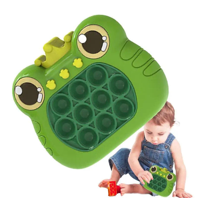 Push Bubble Toys Boys And Girls Sensory Toys Frog-shaped Speed Push Game Machine Early Educational Toys For Children
Push Bubble Toys Boys And Girls Sensory Toys Frog-shaped Speed Push Game Machine Early Educational Toys For Children