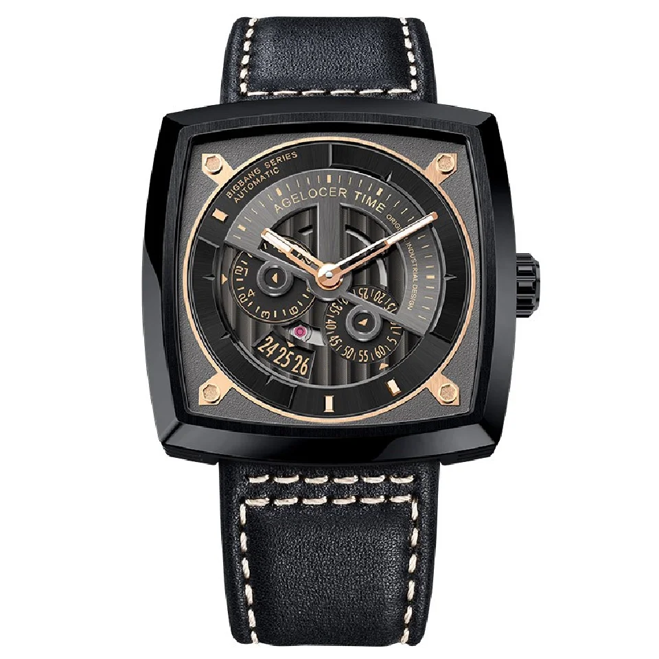 Agelocer Mens Sport Mechanical Watches Automatic Skeleton Watch Waterproof Mechanical Watch Gift For Man reloj hombre 5603J3
Agelocer Mens Sport Mechanical Watches Automatic Skeleton Watch Waterproof Mechanical Watch Gift For Man reloj hombre 5603J3