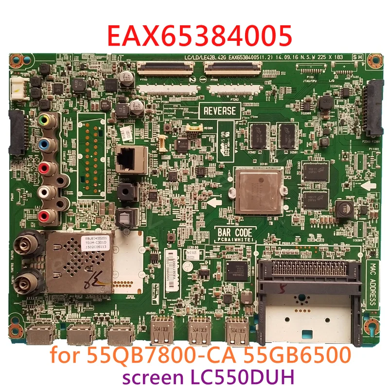 Хорошо работает для оригинальной основной платы 55QB7800-CA 55GB6500 EAX65384005, подходящий экран LC550DUH (100% проверка перед отправкой)
Хорошо работает для оригинальной основной платы 55QB7800-CA 55GB6500 EAX65384005, подходящий экран LC550DUH (100% проверка перед отправкой)