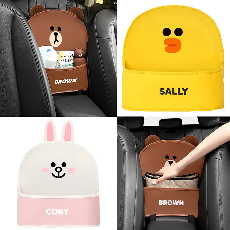 Line Friends Cartoon Car Storage Bag Anime Brown Sally Kawaii High Capacity Car Interior Sundries Box Holder Decoration Gifts
Line Friends Cartoon Car Storage Bag Anime Brown Sally Kawaii High Capacity Car Interior Sundries Box Holder Decoration Gifts