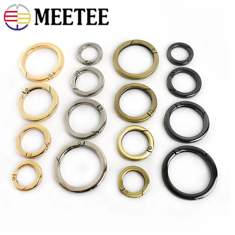 5Pcs 16-38mm O Ring Spring Buckles Metal Openable Snap Clip Clasps Keychain Connector Hook DIY Decoration Hardware Accessories
5Pcs 16-38mm O Ring Spring Buckles Metal Openable Snap Clip Clasps Keychain Connector Hook DIY Decoration Hardware Accessories