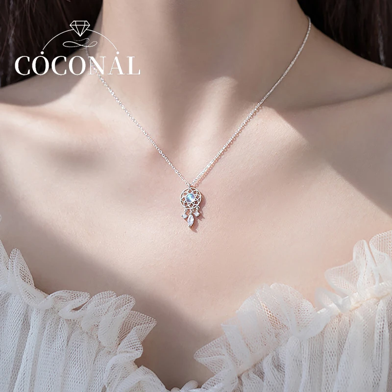 Fashion Bohemian Style Tassel Moonstone Zircon Charm Female Pendant Necklace for Korean Elegant Women Party Necklaces Jewelry
Fashion Bohemian Style Tassel Moonstone Zircon Charm Female Pendant Necklace for Korean Elegant Women Party Necklaces Jewelry