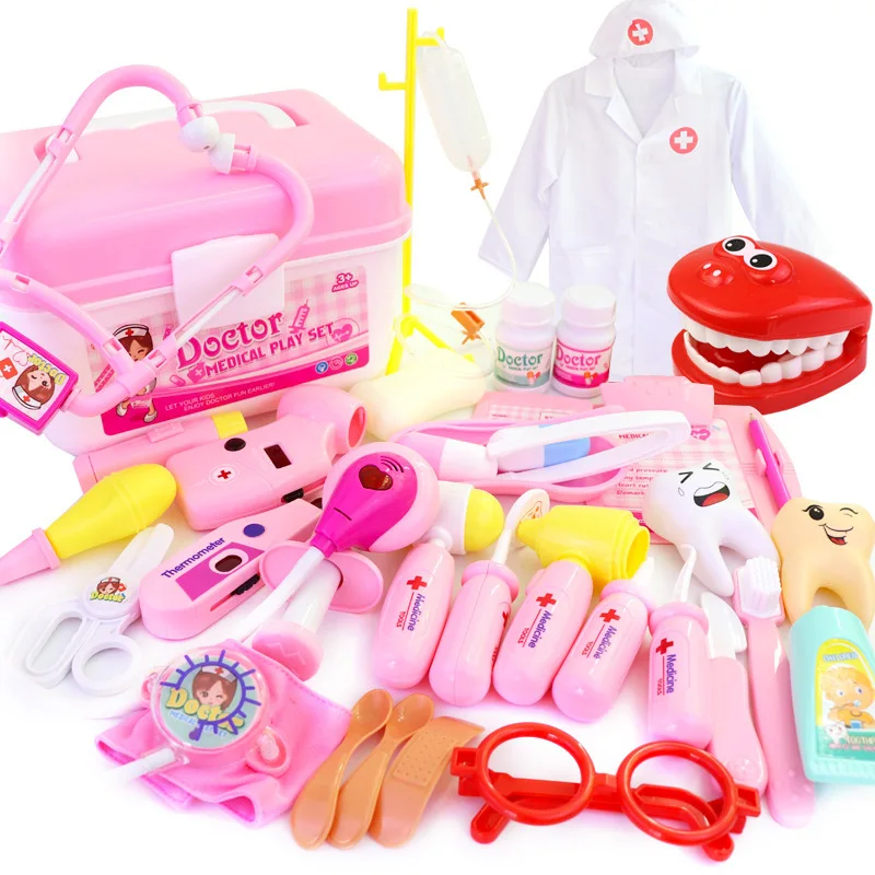 Children's Doctor Toy Set Medical Instruments Stethoscope Children's Storage Box Simulated Boys and Girls' Injection
Children's Doctor Toy Set Medical Instruments Stethoscope Children's Storage Box Simulated Boys and Girls' Injection