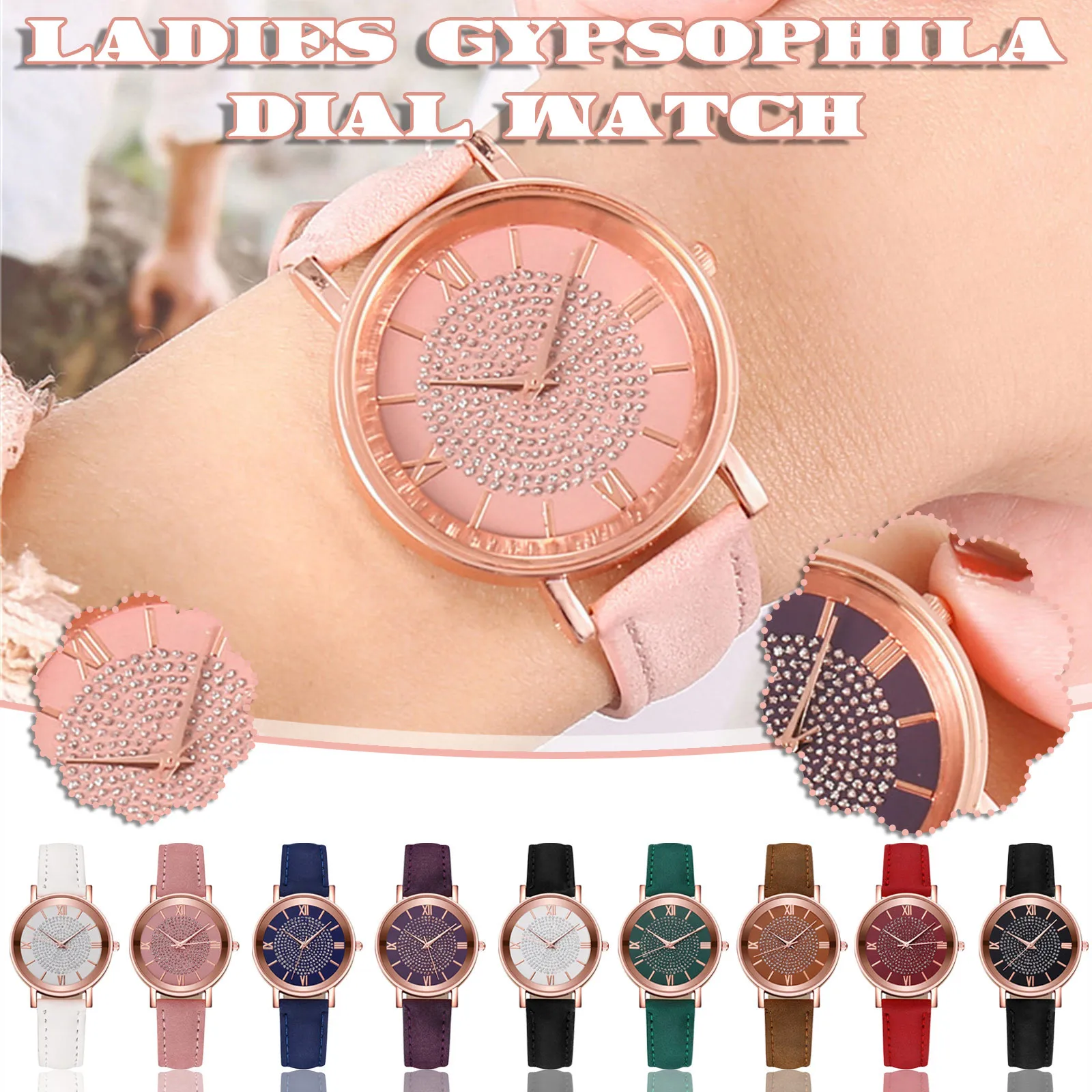 Women Luxury Red Gypsophila Watch Ladies Fashion Roman Scale Quartz Wristwatches Leather Strap Digital Montre Femme
Women Luxury Red Gypsophila Watch Ladies Fashion Roman Scale Quartz Wristwatches Leather Strap Digital Montre Femme