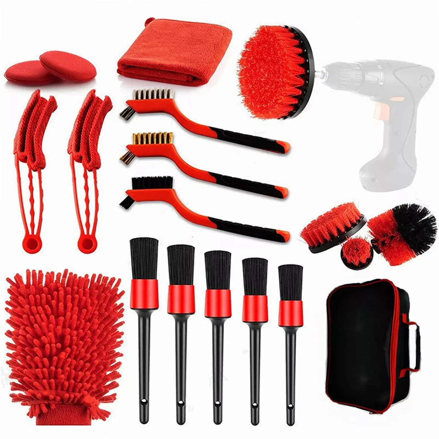 Drill Brush Tire Cleaning Brush Kitchen Car Washing Tool Brush 19 Piece Set 19-pc Set Herramientas De Limpieza New
Drill Brush Tire Cleaning Brush Kitchen Car Washing Tool Brush 19 Piece Set 19-pc Set Herramientas De Limpieza New