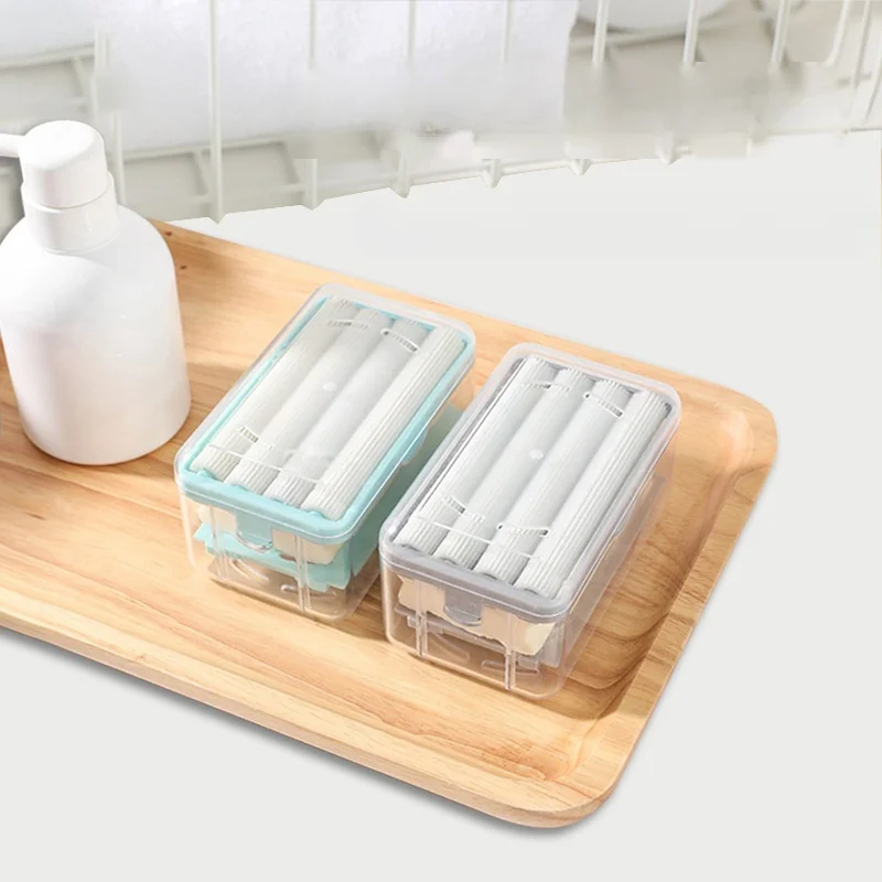 Multifunctional Soap Box Hand-free Lathering Soap Box Household Storage Box Drainer Rolling Soap Box Bathroom Accessories
Multifunctional Soap Box Hand-free Lathering Soap Box Household Storage Box Drainer Rolling Soap Box Bathroom Accessories
