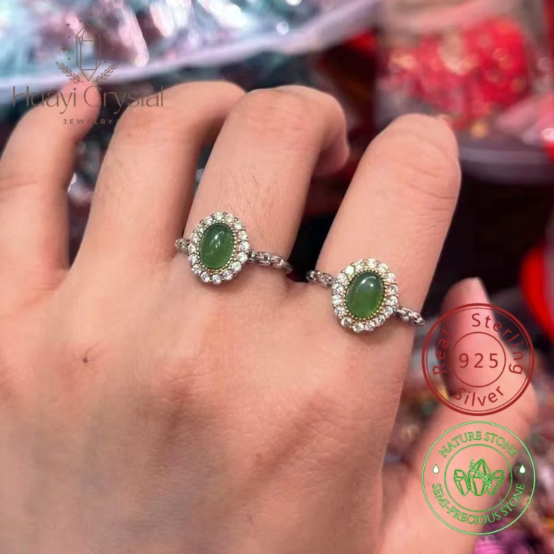 Natural Oval Cut Bracket Wada Jasper Wedding Party Ring Adjustable With Halo Zirconia 925 Sterling Silver Rhodium Plated for Wom
Natural Oval Cut Bracket Wada Jasper Wedding Party Ring Adjustable With Halo Zirconia 925 Sterling Silver Rhodium Plated for Wom
