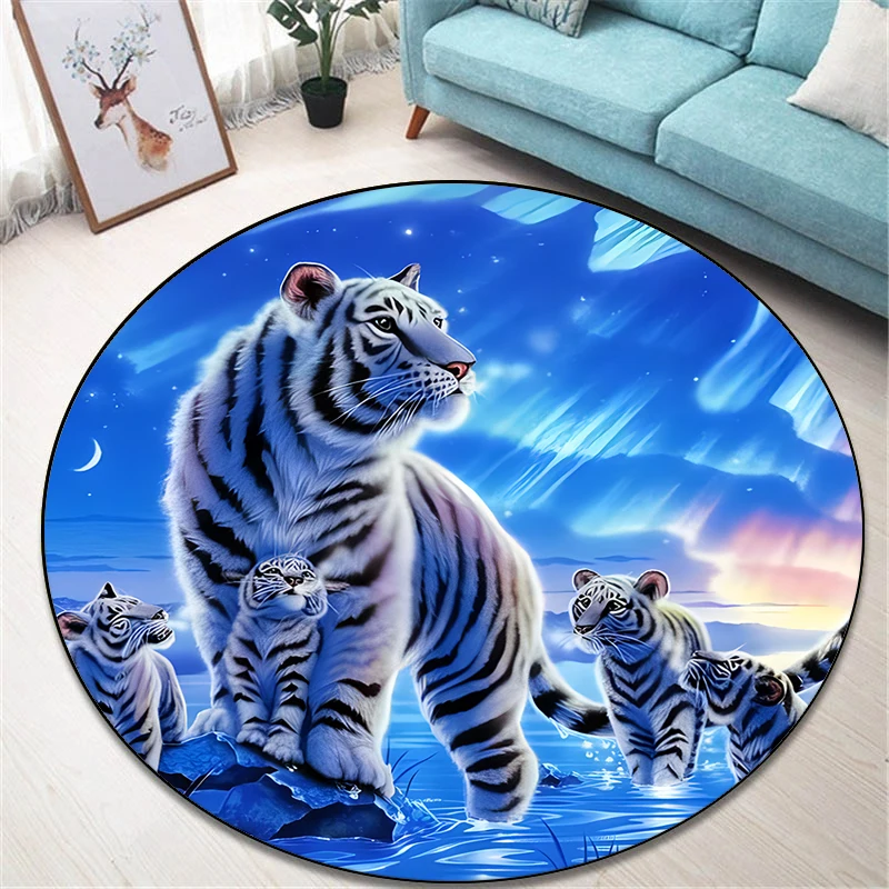 tiger round carpet floor mat living room carpet children's room decor gifts washroom floor mat Children play games area rug
tiger round carpet floor mat living room carpet children's room decor gifts washroom floor mat Children play games area rug
