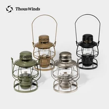 ThousWinds Railroad Camping Lantern Outdoor Lamp Emotion Vintage Oil Lamp for Travel Picnic Lighting Camping Supplies