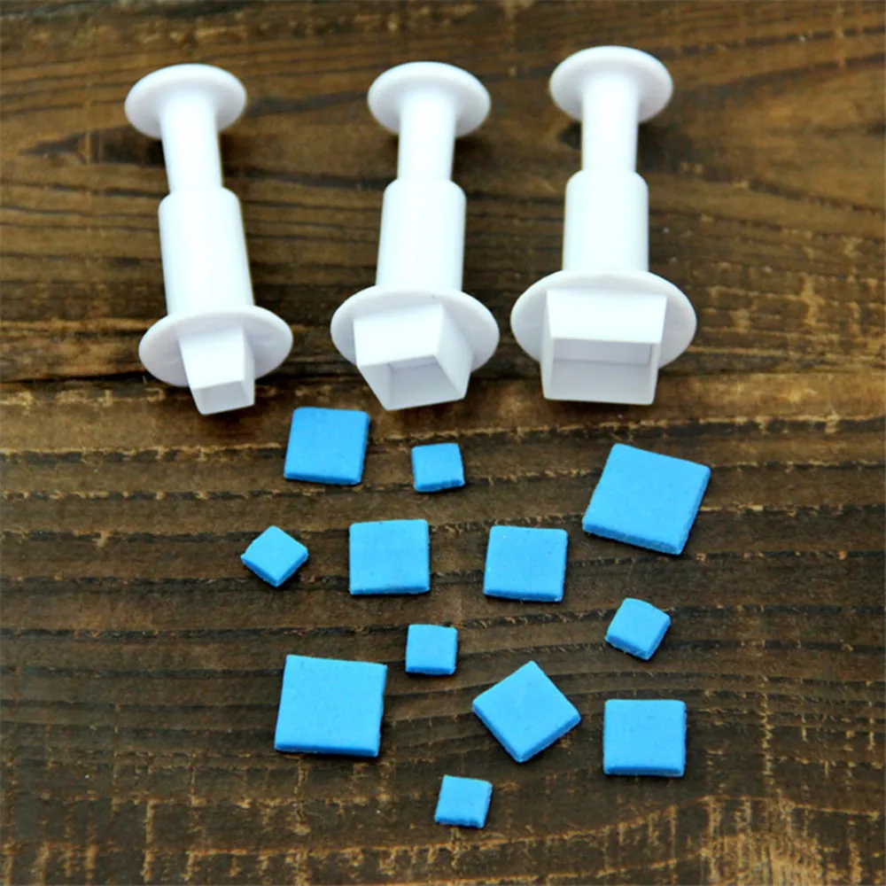 3Pcs/Set Fondant Cake Cookie Cutter Embossed Ejector Stamp Plunger Mold DIY Kitchen Baking Cake Decorating Tools
3Pcs/Set Fondant Cake Cookie Cutter Embossed Ejector Stamp Plunger Mold DIY Kitchen Baking Cake Decorating Tools
