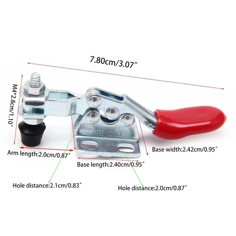 4PCS Toggle Clamp GH-201 Horizontal Toggle Clamp Quick-Release Hand Clip Tool For Woodworking Quick Release Clip
4PCS Toggle Clamp GH-201 Horizontal Toggle Clamp Quick-Release Hand Clip Tool For Woodworking Quick Release Clip