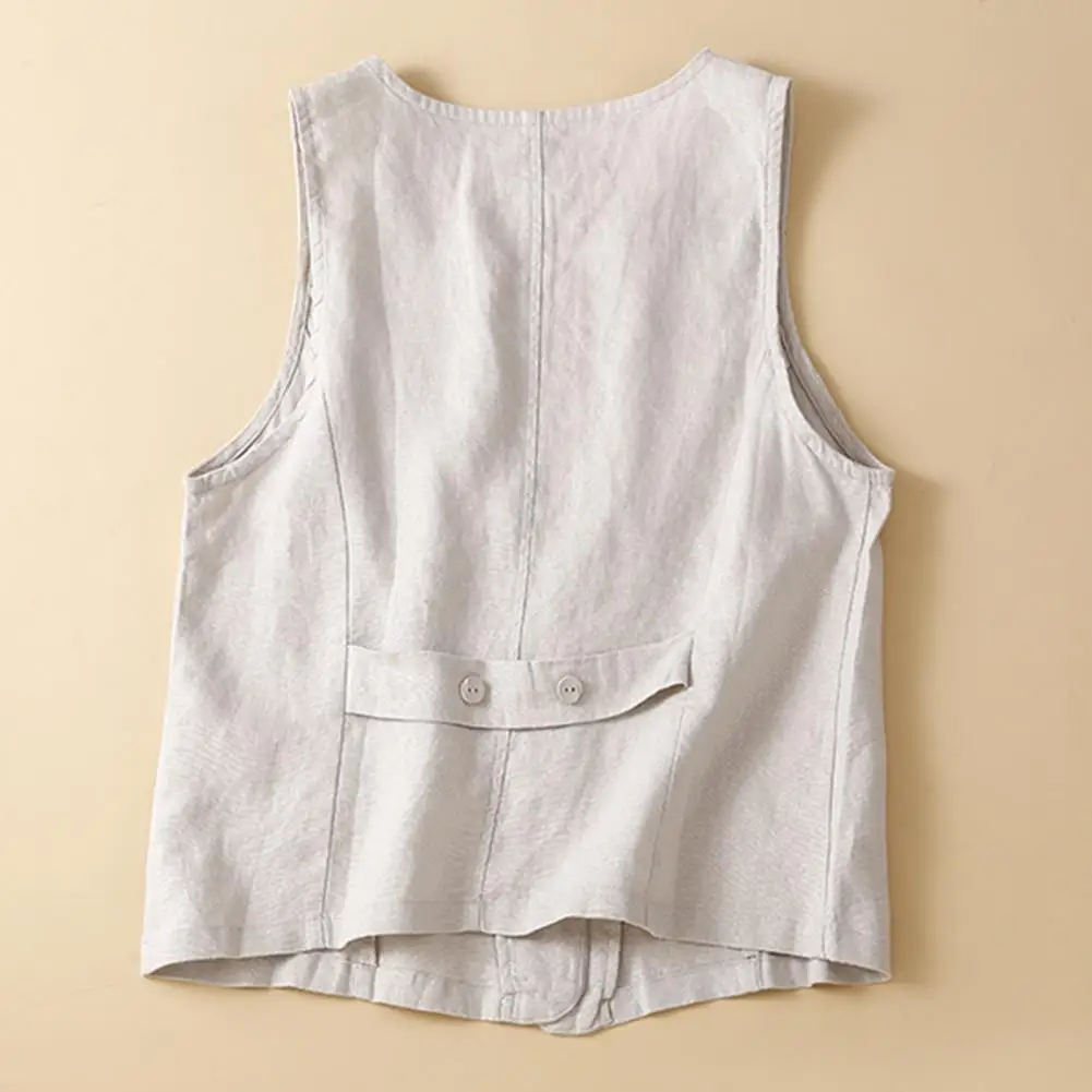 Sleeveless Vest for Women Lightweight Women's Flax Vest Button Down V Neck Waistcoat for Summer Stylish Sleeveless for Women
Sleeveless Vest for Women Lightweight Women's Flax Vest Button Down V Neck Waistcoat for Summer Stylish Sleeveless for Women