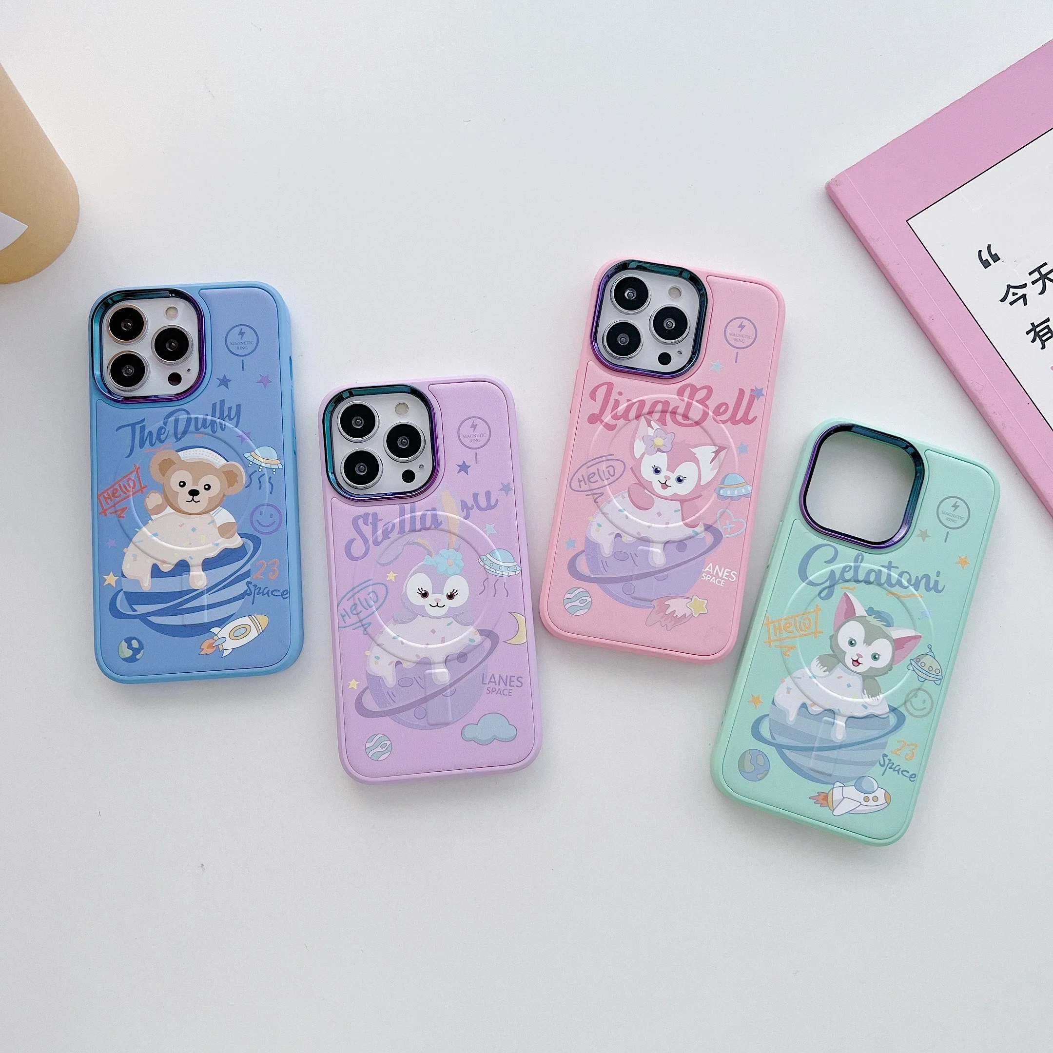 Frosted animation Cute Animal Creative phone case with magnetic absorption full coverage Suitable for IPhone11 12 13 14 Pro Max 
Frosted animation Cute Animal Creative phone case with magnetic absorption full coverage Suitable for IPhone11 12 13 14 Pro Max