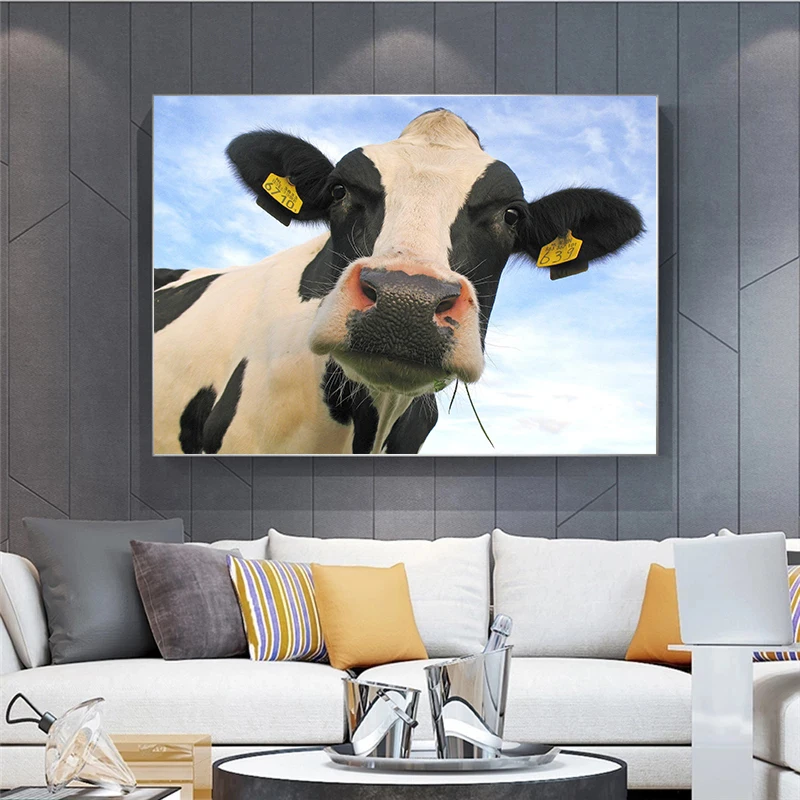 Nordic Animal Posters and Prints Oil Painting Abstract Cow Canvas Painting Wall Art Pictures for Living Room Cuadros Home Decor
Nordic Animal Posters and Prints Oil Painting Abstract Cow Canvas Painting Wall Art Pictures for Living Room Cuadros Home Decor