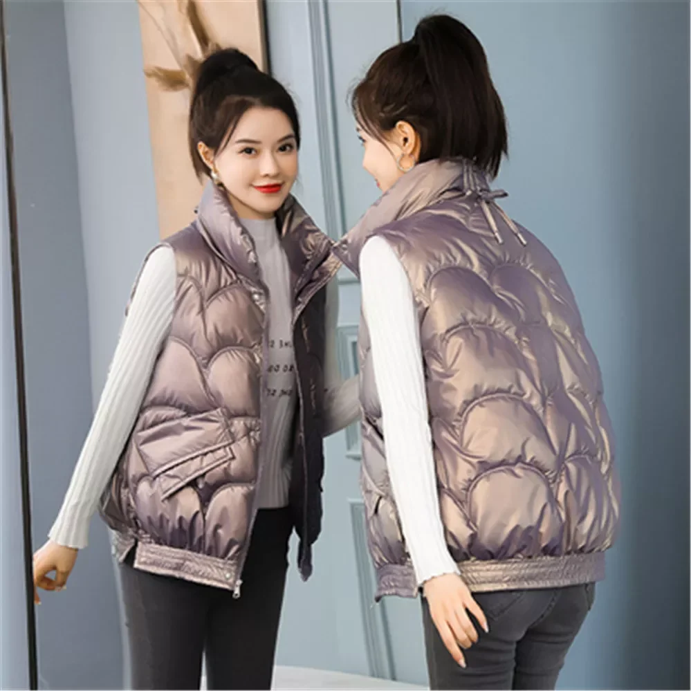 New2022 Women Winter Vests Hooded 2021 New Short Bright Color Vest Cotton Padded Jacket Sleeveless Female Winter Waistcoat Vest
New2022 Women Winter Vests Hooded 2021 New Short Bright Color Vest Cotton Padded Jacket Sleeveless Female Winter Waistcoat Vest