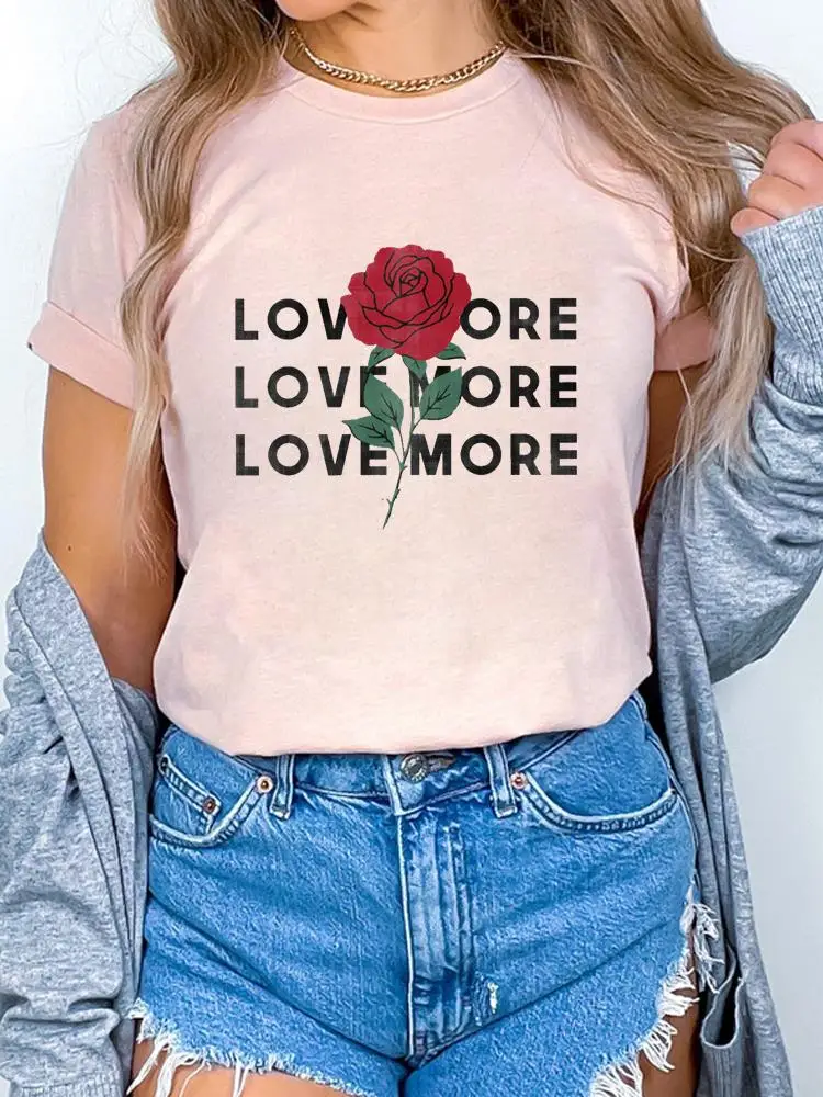 Love Flower Letter Trend Ladies Fashion Clothing Print T-shirts Women Casual Female Short Sleeve T Clothes Graphic Tee
Love Flower Letter Trend Ladies Fashion Clothing Print T-shirts Women Casual Female Short Sleeve T Clothes Graphic Tee