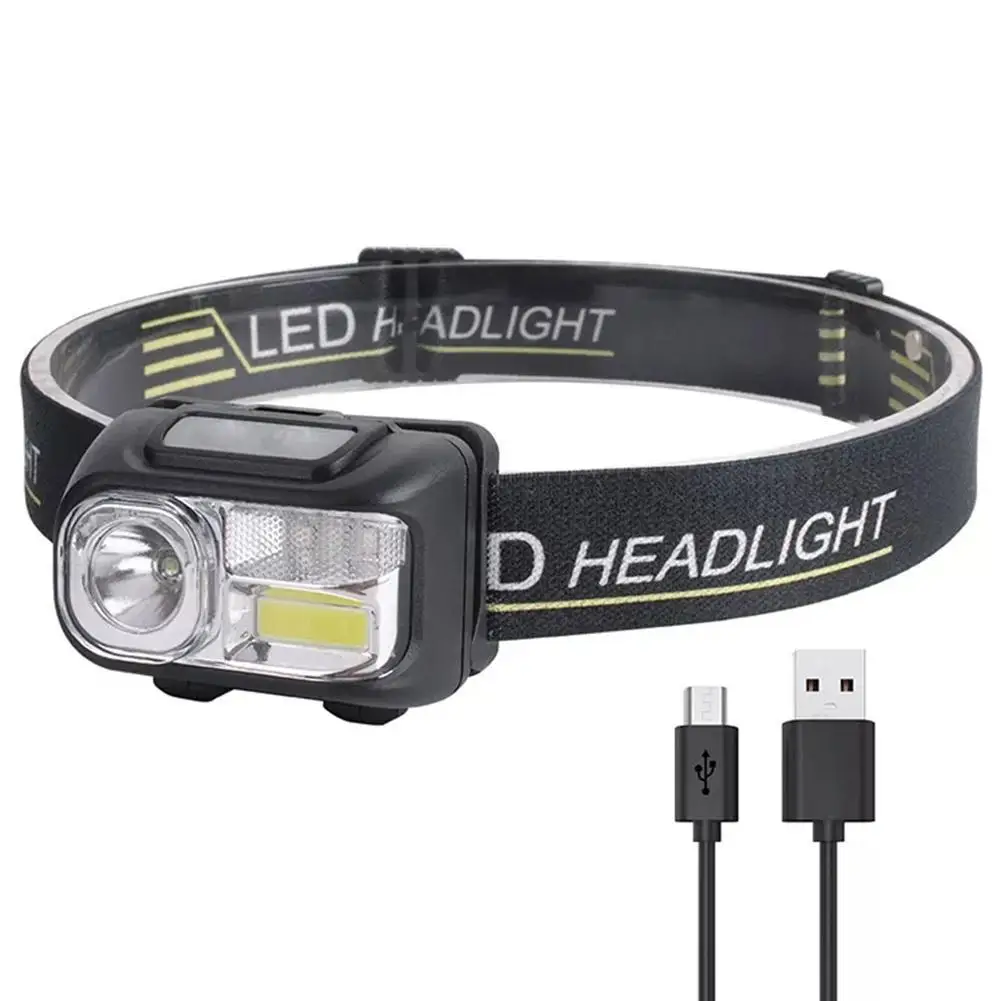 High Powerful Head Flashlight ABS USB Rechargeable Outdoor Camping Lantern Headlight For Hiking
High Powerful Head Flashlight ABS USB Rechargeable Outdoor Camping Lantern Headlight For Hiking