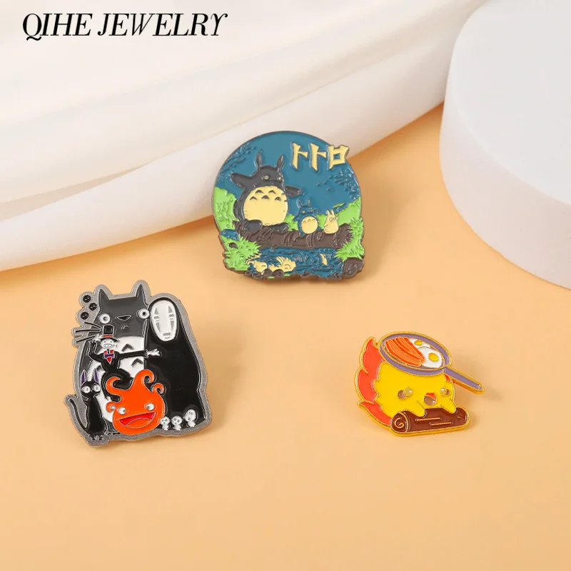 Anime Cute Animal Enamel Pins Fire Black Ghost Healing Animation Brooches Badge Jacket Backpack Accessories Gift Fans Jewelry
Anime Cute Animal Enamel Pins Fire Black Ghost Healing Animation Brooches Badge Jacket Backpack Accessories Gift Fans Jewelry
