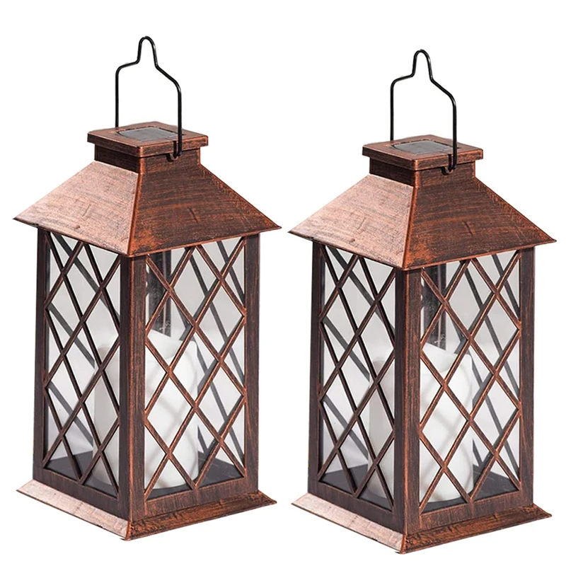 Hot 2X Solar Lantern,Outdoor Garden Hanging Lantern LED Flickering Flameless Candle Lights
Hot 2X Solar Lantern,Outdoor Garden Hanging Lantern LED Flickering Flameless Candle Lights